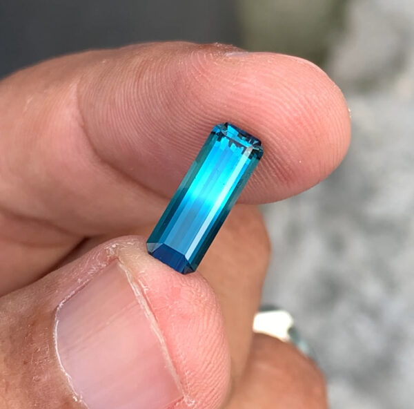 Neon Blue Bi Color Tourmaline